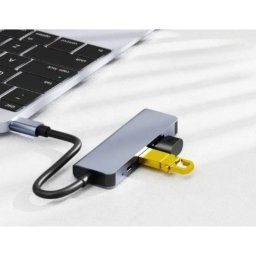 C tpus USB Hub 3.0 - 4 portos, 4K HDMI csatlakozssal, tbbeszkzs kompatibilits