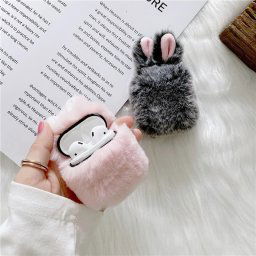 Szrke Plss AirPods Tok AirPods 1/2 Kompatibilis Vdelemhez