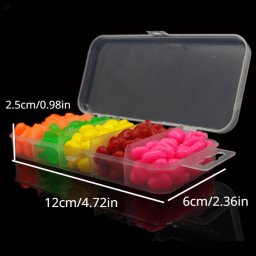 100db Puha Szilikon Horgszcsali Kukoricaszem Kialaktssal a Hatkony Horgszatrt