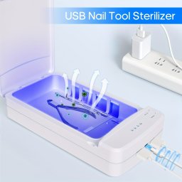 Hordozhat kk fnyes krm-steriliztor USB csatlakozssal - idelis otthoni manikrhz s szalon hasznlatra!