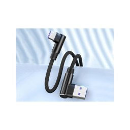 1 mteres USB-C tpus szgletes Quick Charge tltkbel telefonhoz
