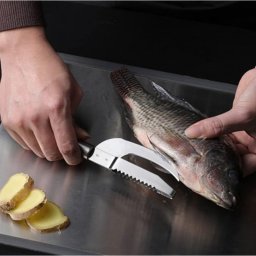 Halpikkely pucol s halszeletel ks - Preczis halfeldolgoz eszkz konyhai hasznlatra