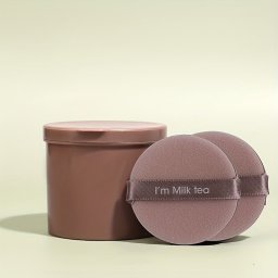 7 db Air Cushion Puff jrafelhasznlhat sminkszivacs nedves s szraz hasznlatra, folyadkhoz, krmhez, alapozhoz s pderhez, Barna - 7 DB