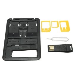 5 az 1-ben mini SIM krtya talakt adapter kszlet micro SD-krtyaolvasval, tbbfunkcis telefon tartozk