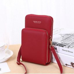 Fekete cipzros crossbody ni tska mindennapi hasznlatra