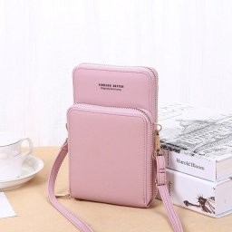 Fekete cipzros crossbody ni tska mindennapi hasznlatra