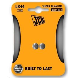 JCB lúgos elemek LR44, buborékcsomagolás 2 db