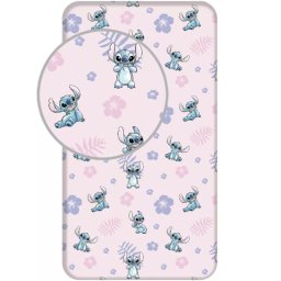 Lilo és Stitch, A csillagkutya gumis lepedő 90x200 cm Nr 02