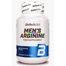 Men's Arginine kapszula 90 db kapszula, Arginin, kalcium-alfa-ketoglutarát, vitaminok, növényi kivonatok - BioTech USA
