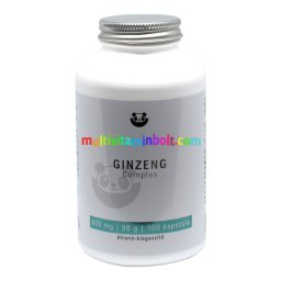 Ginseng Complex - 100 db kapszula, kétféle ginzeng és B12-vitamin - Panda Nutrition