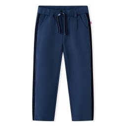 vidaXL Gyerek nadrág fekete szegéllyel Navy 92