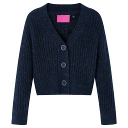 vidaXL Gyerek kardigán kötött Navy 104