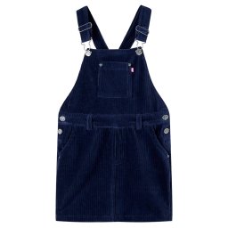 vidaXL Gyerek overall ruha Corduroy Navy 116