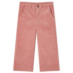 vidaXL Gyerek nadrág Corduroy Régi rózsaszín 140