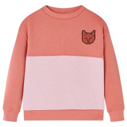 vidaXL Gyerek pulóver Colour Block Pink 104