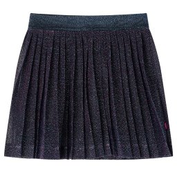 vidaXL Gyerek szoknya csillámokkal Navy Blue 116