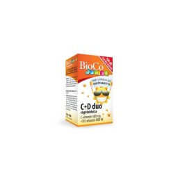 Bioco C + D duo Junior rágótabletta, 100 db