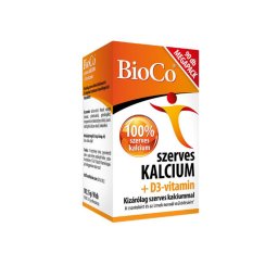 BioCo szerves kalcium + D3-vitamin megapack, 90 db