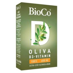 BioCo OLIVA D3-vitamin FORTE 4000 NE (lágyzselatin kapszula) 60db