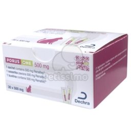Dechra Porus One Powder - kiegészítő takarmány macskáknak 30 x 500 mg