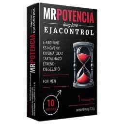 MrPotencia Long Love Ejacontrol - késleltető kapszula férfiaknak (10 db)