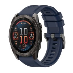 SILICONE Cserélhető szíj Garmin Fenix 8 47mm sötétkékhez