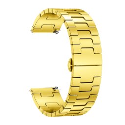 H-SHAPED Fémszíj Huawei-hoz WatchGT 5 46mm / WatchGT 5 Pro 46mm arany