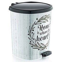 Home is where the heart is feliratú pedálos szemetes - 20 literes