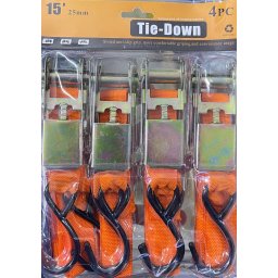 Spanifer, gurtni, racsni, rögzítő heveder 4db-os szett 25mm 4 m
