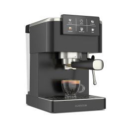 Klarstein SteelPresso kávégép portaszűrővel, Érintőkijelző, 20 bar, Rozsdamentes acél (COF10-SteelTouchSSB)