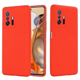 RUBBER Gumi borítás Xiaomi 11T piros