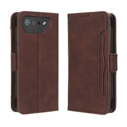 SLOT pénztárca tok Asus ROG Phone 7 barna színhez