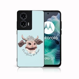 PROTEMIO MY ART Védőburkolat a Motorola Moto-hoz G35 5G HAPPY COW (181)