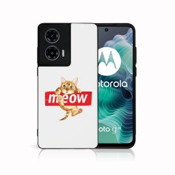 PROTEMIO MY ART Védőburkolat a Motorola Moto-hoz G35 5G MEOW (183)