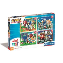 Sonic a sündisznó Save the Day 4 az 1-ben puzzle Clementoni