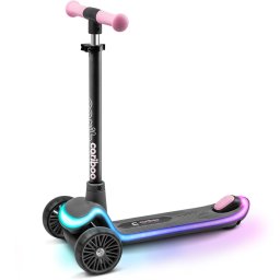 Gyerek háromkerekű robogó Cariboo LEDstar, rózsaszínű