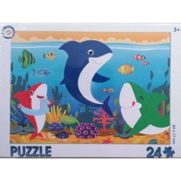 Tengeri állatkák puzzle 24 db