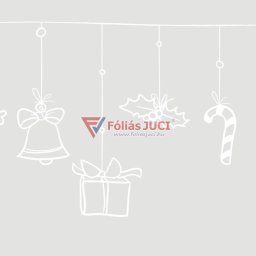 Téli Hangulat Ragasztó Nélküli Prémium Ablakfólia Karácsonyi díszek Minta (1,5 m x 20 cm)