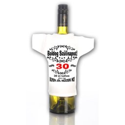 30 év kellett - Tréfás üvegpóló