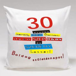 30 évedbe került - Tréfás párna