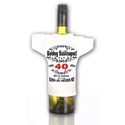40 év kellett - Tréfás üvegpóló