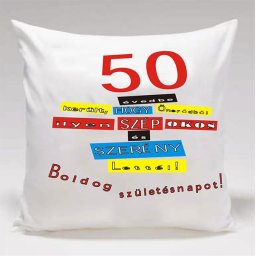 50 évedbe került - Tréfás párna
