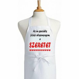 Az én speciális főzési alapanyagom - Tréfás kötény