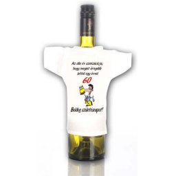 Az év szenzációja - 60 éves - Tréfás üvegpóló