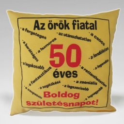 Az örök fiatal 50 - Tréfás párna