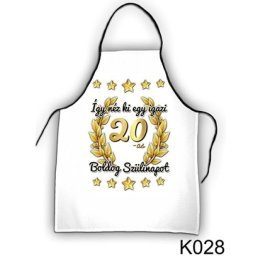 Boldog 20. szülinapot! 028 - Tréfás kötény
