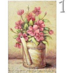 Falikép virág kannában 20x31cm 2féle 4229 - Falikép