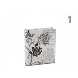 Fényképalbum fekete/fehér virágos 50db 10x15cm-es képhez BBM4650 2féle - Fényképalbum