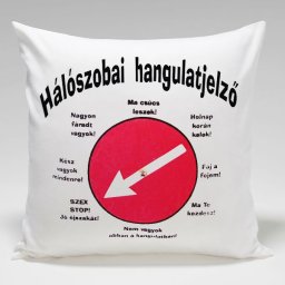 Hálószobai hangulatjelző - Tréfás párna