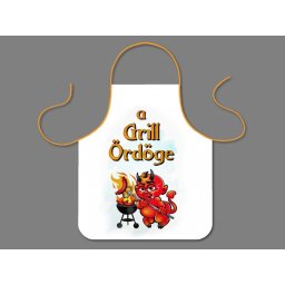 Kötény A Grill Ördöge 6072cm 03966 - Tréfás kötény